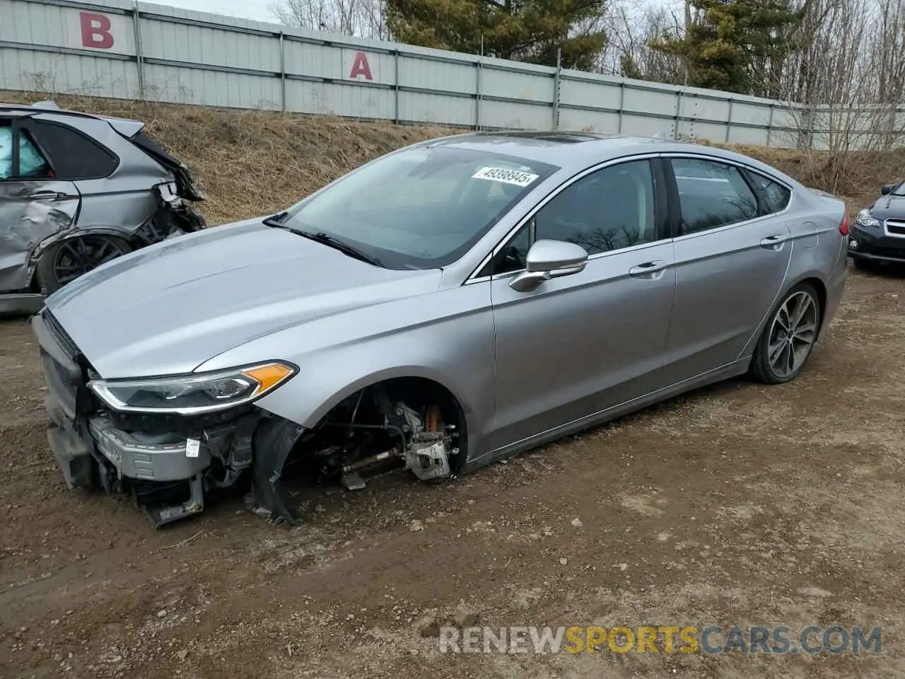 1 fotografías del automóvil dañado 3FA6P0D97LR175841 FORD FUSION 2020