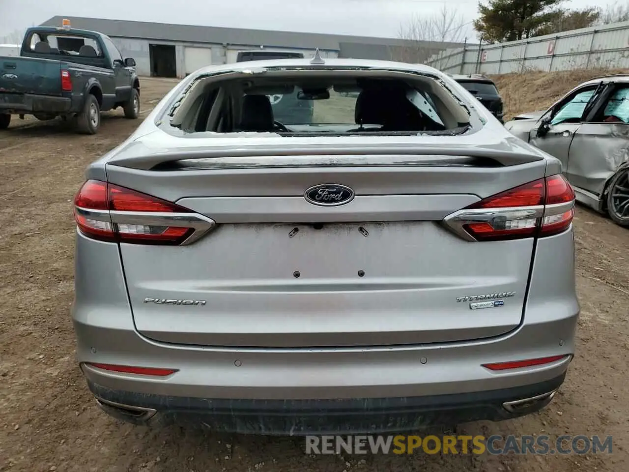 6 fotografías del automóvil dañado 3FA6P0D97LR175841 FORD FUSION 2020