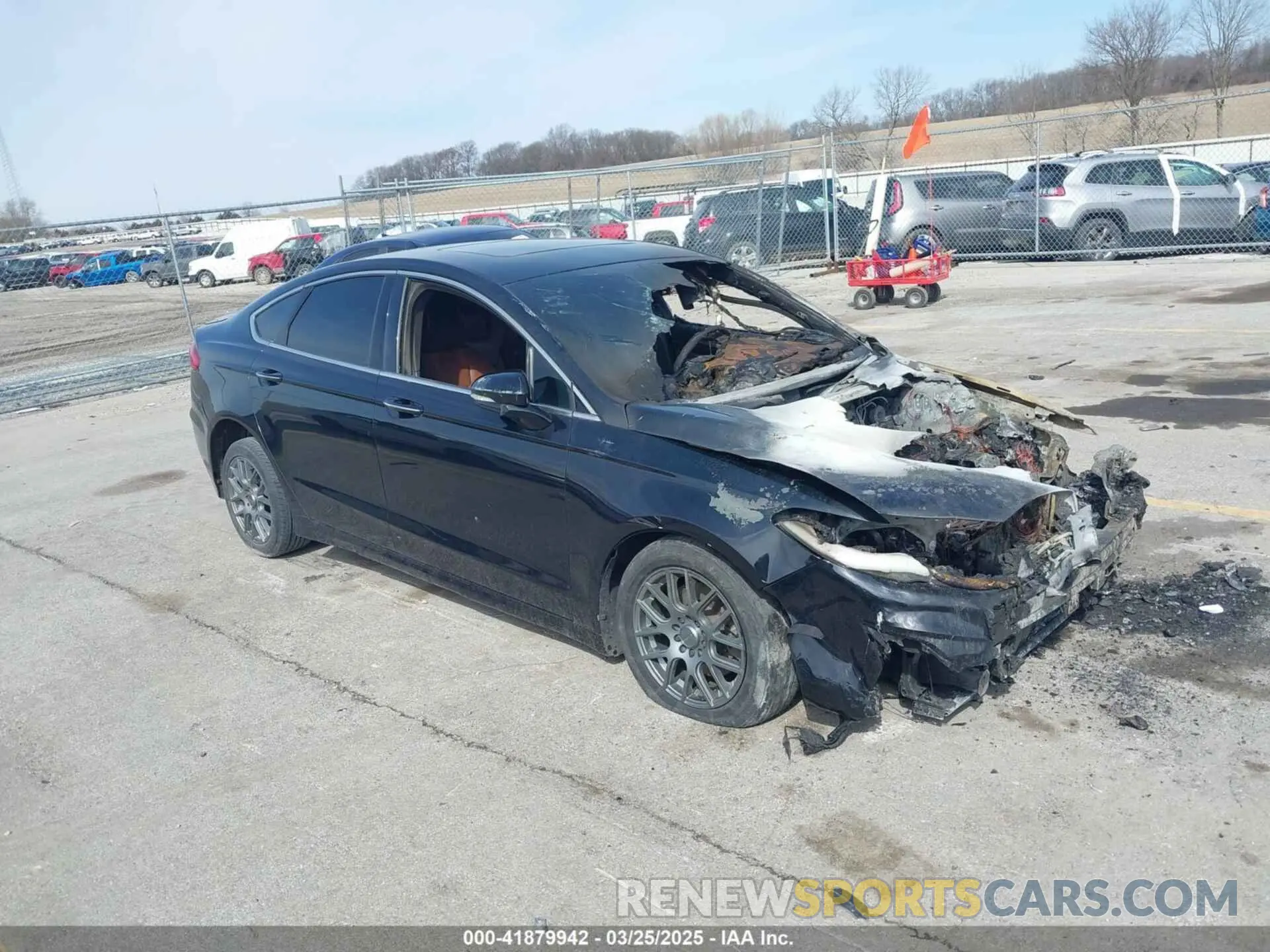 1 fotografías del automóvil dañado 3FA6P0D97LR199475 FORD FUSION 2020