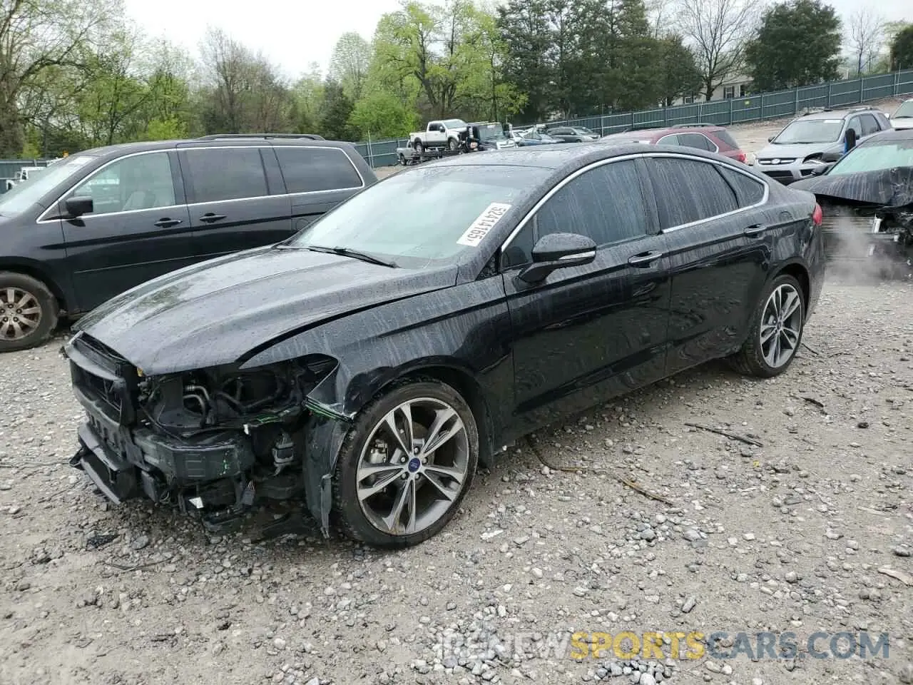 1 fotografías del automóvil dañado 3FA6P0D97LR205100 FORD FUSION 2020