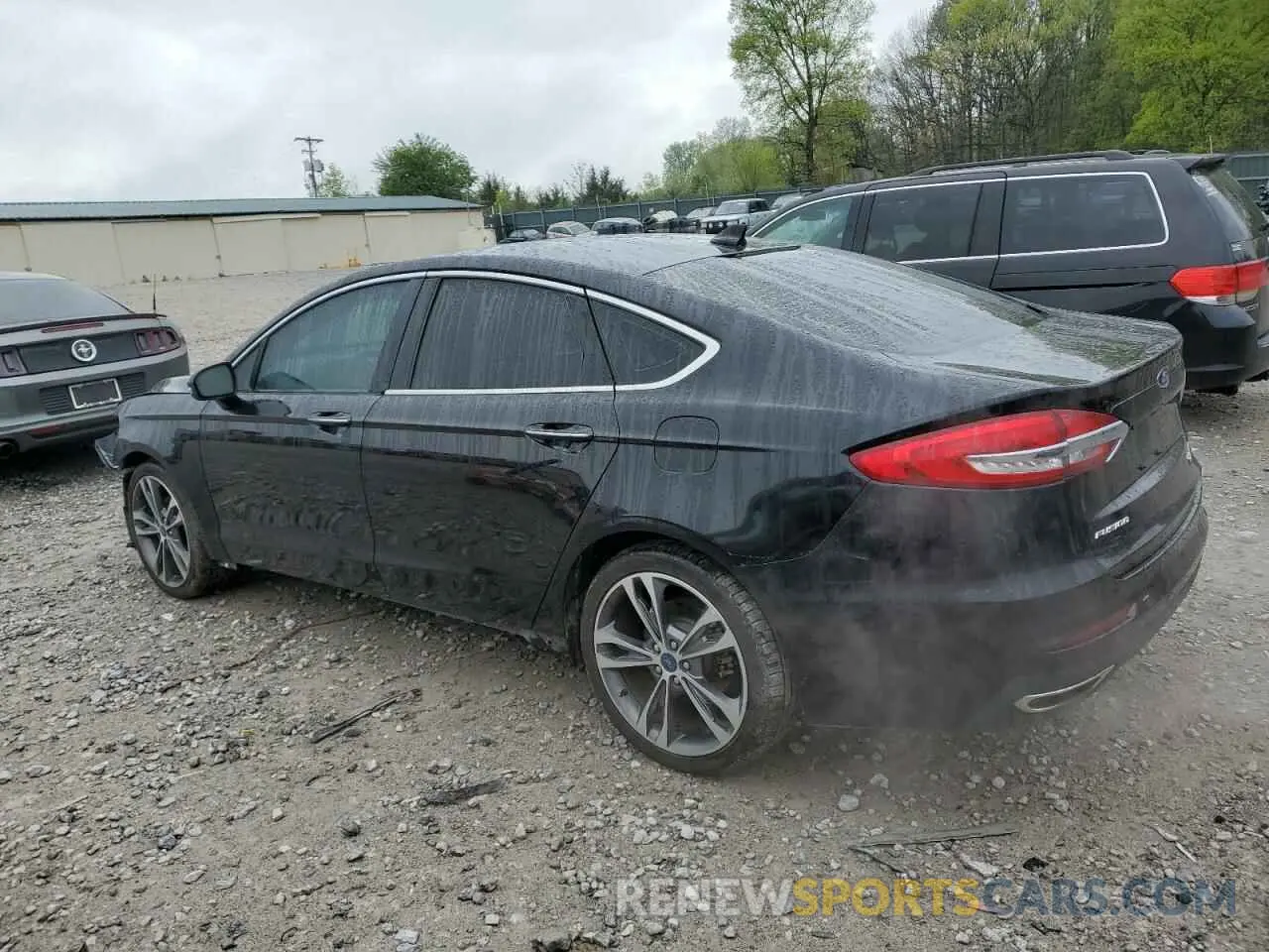 2 fotografías del automóvil dañado 3FA6P0D97LR205100 FORD FUSION 2020