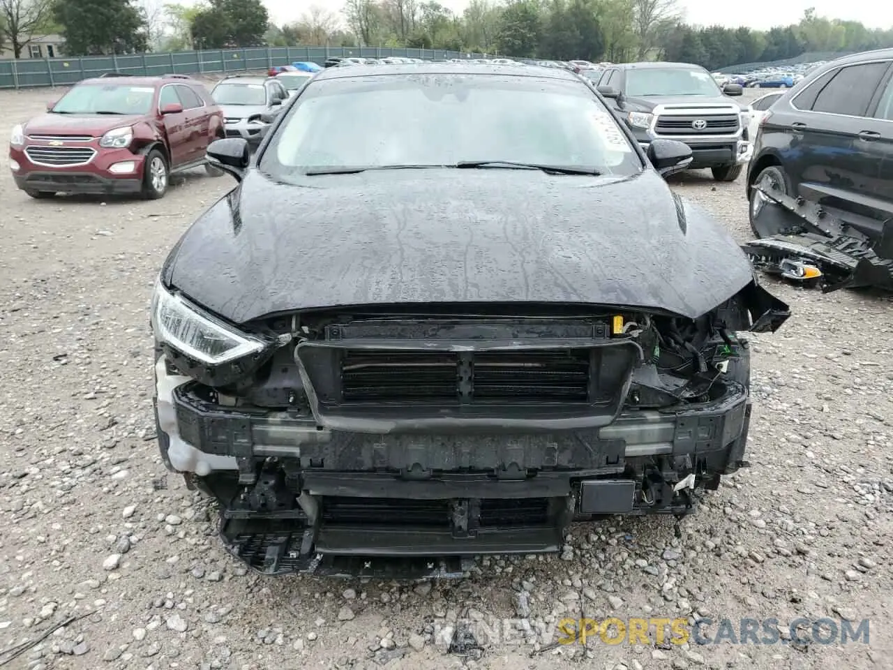 5 fotografías del automóvil dañado 3FA6P0D97LR205100 FORD FUSION 2020