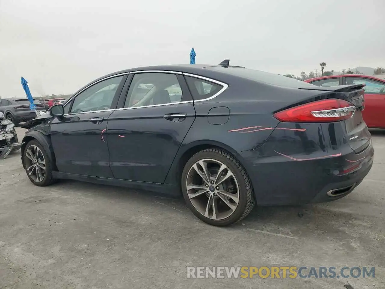 2 fotografías del automóvil dañado 3FA6P0D98LR108388 FORD FUSION 2020