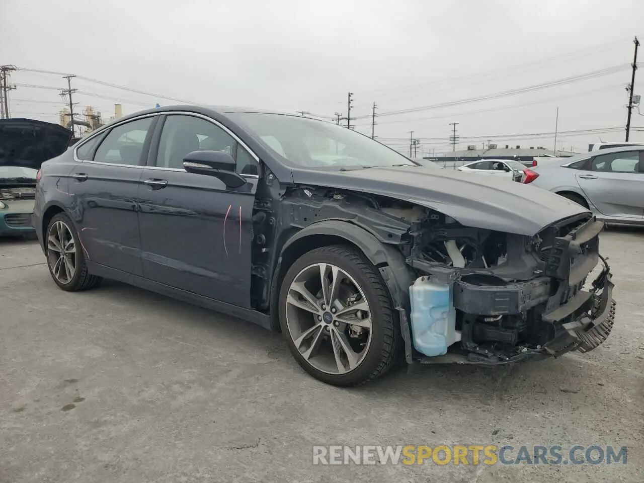 4 fotografías del automóvil dañado 3FA6P0D98LR108388 FORD FUSION 2020
