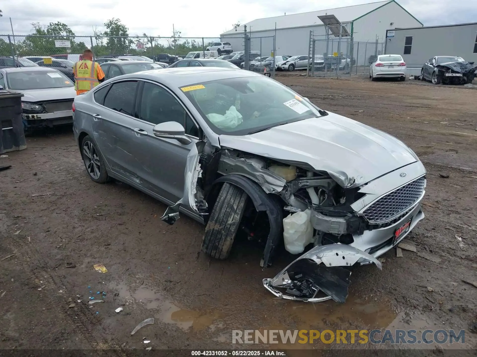 1 fotografías del automóvil dañado 3FA6P0D98LR115437 FORD FUSION 2020