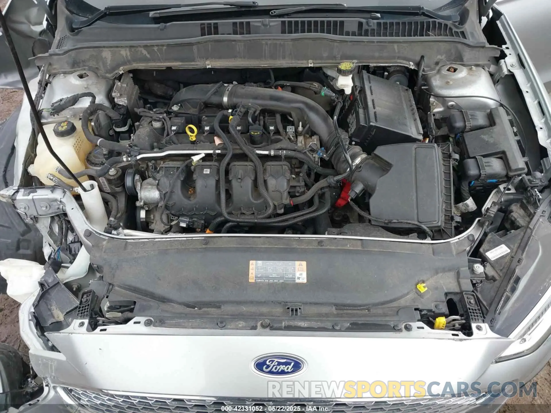 10 fotografías del automóvil dañado 3FA6P0D98LR115437 FORD FUSION 2020
