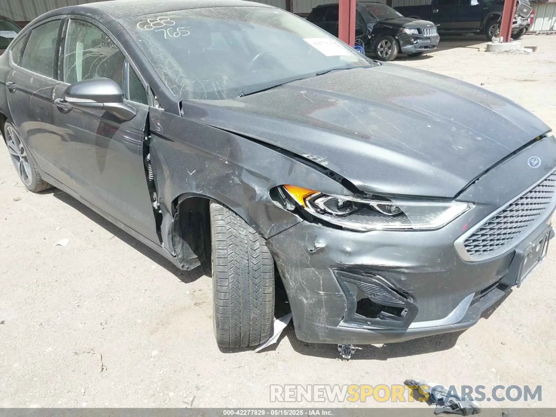 6 fotografías del automóvil dañado 3FA6P0D98LR117463 FORD FUSION 2020