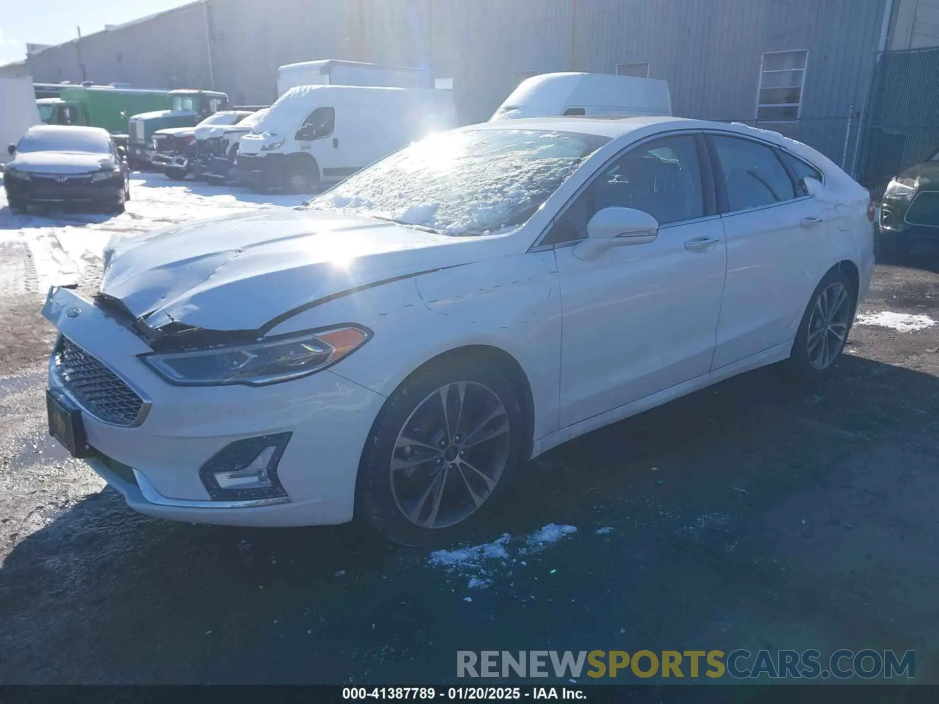 2 fotografías del automóvil dañado 3FA6P0D98LR137695 FORD FUSION 2020