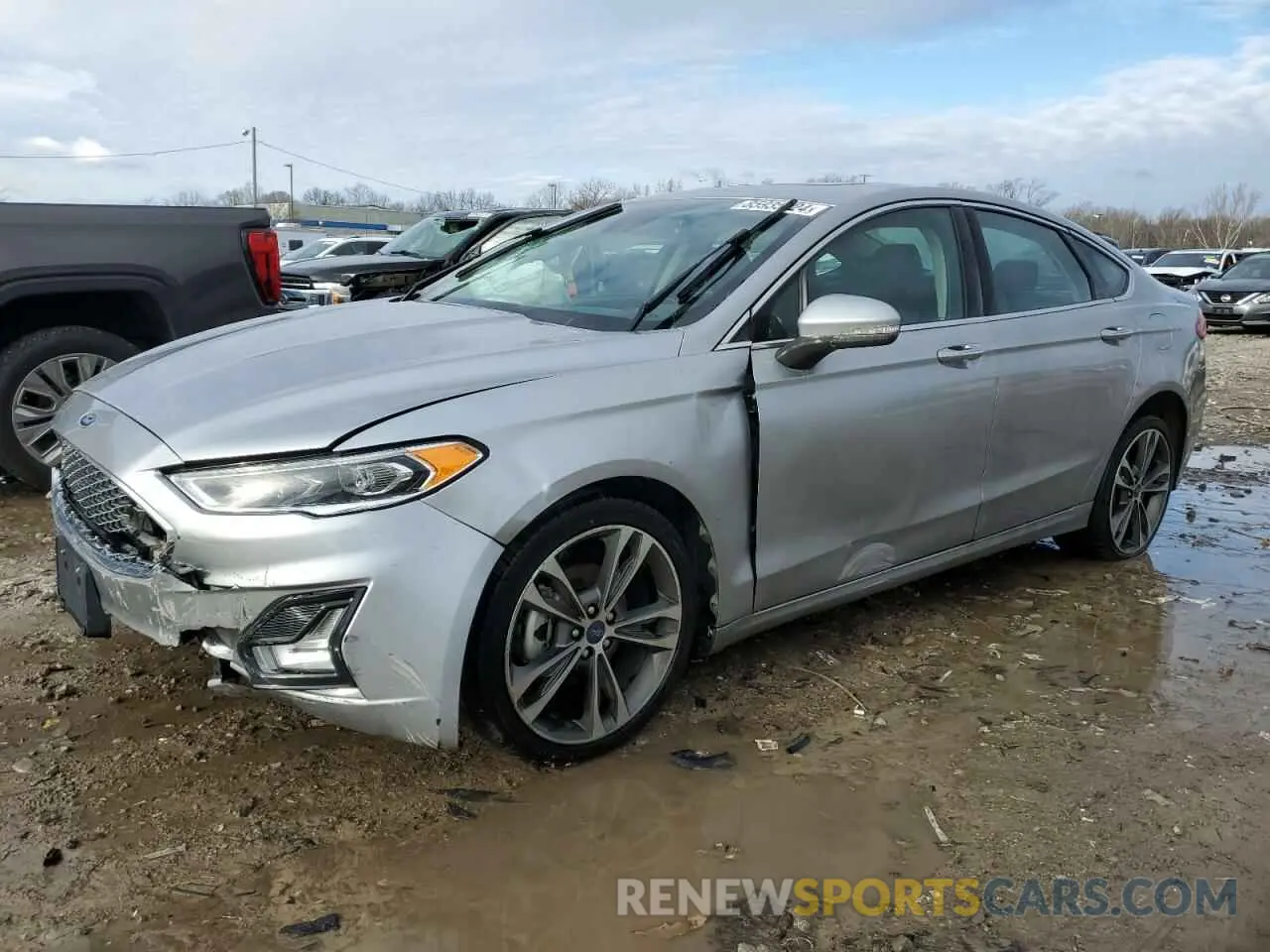 1 fotografías del automóvil dañado 3FA6P0D98LR192616 FORD FUSION 2020