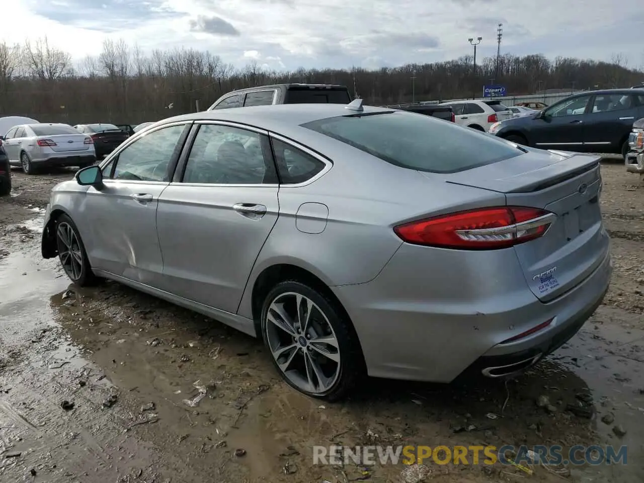 2 fotografías del automóvil dañado 3FA6P0D98LR192616 FORD FUSION 2020