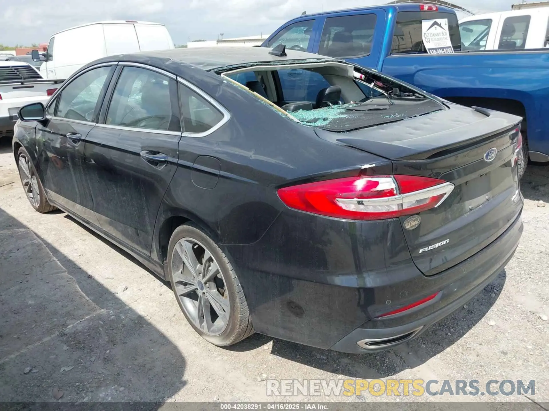 3 fotografías del automóvil dañado 3FA6P0D99LR203347 FORD FUSION 2020