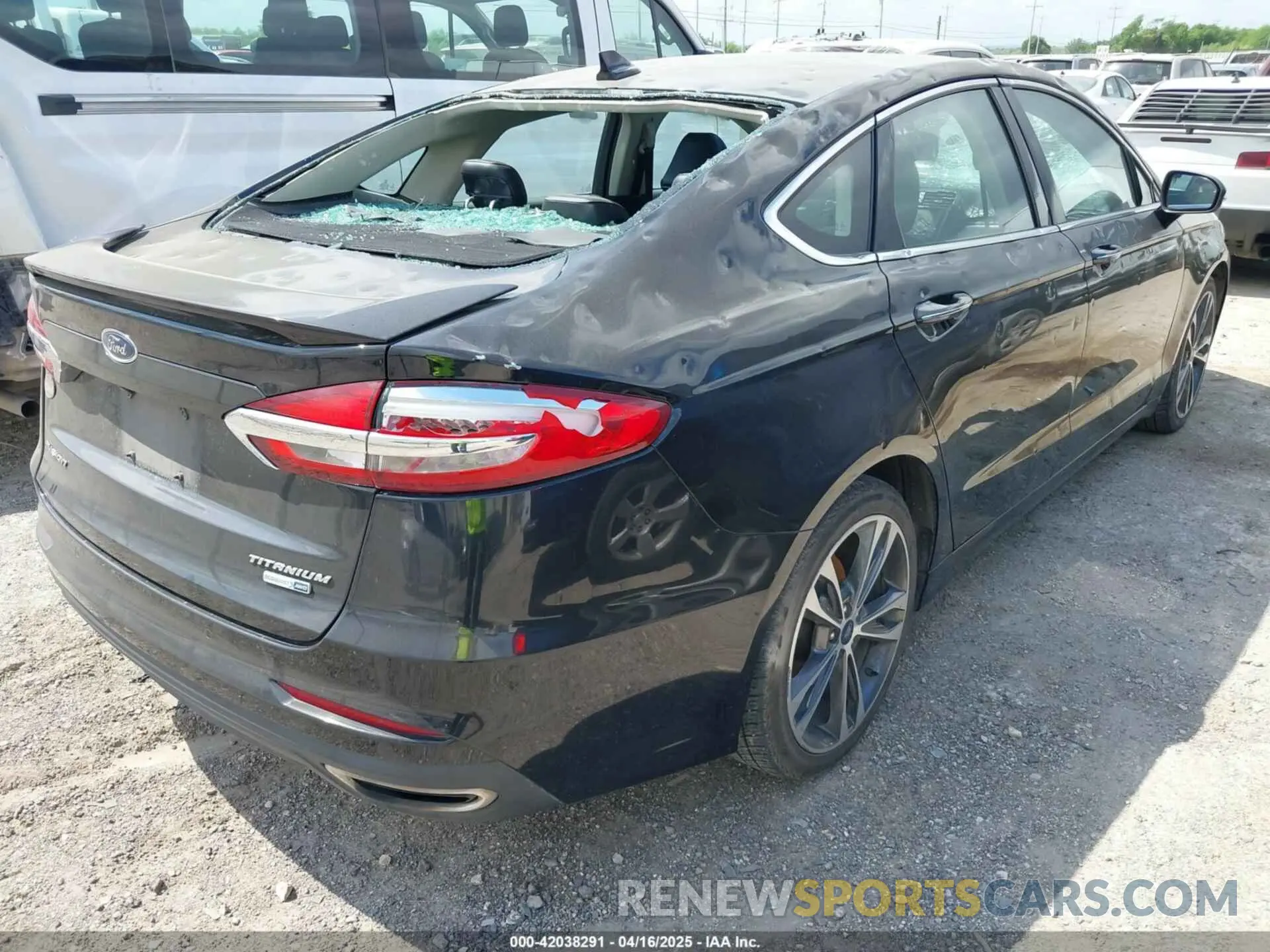 4 fotografías del automóvil dañado 3FA6P0D99LR203347 FORD FUSION 2020