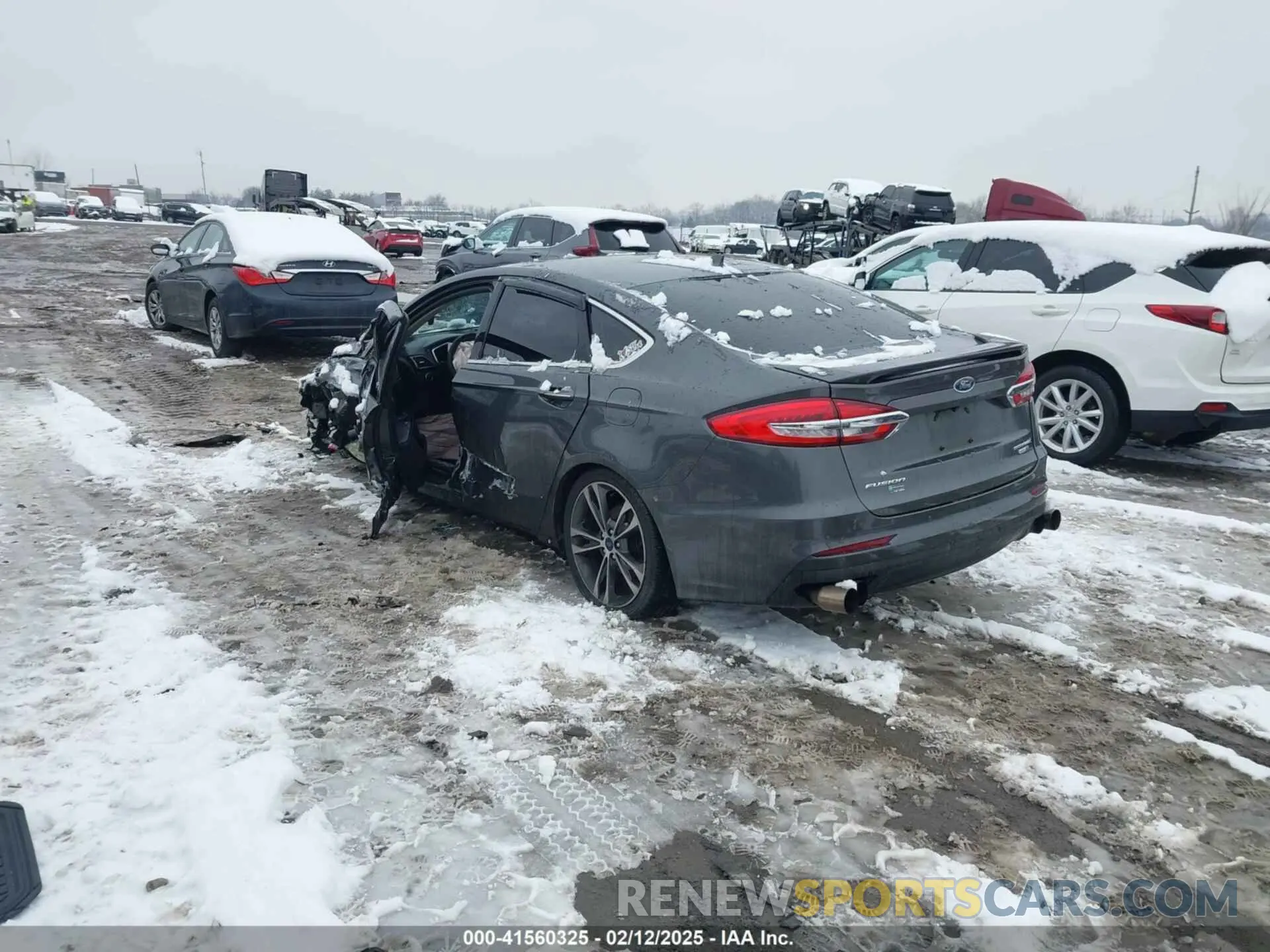 3 fotografías del automóvil dañado 3FA6P0D9XLR137908 FORD FUSION 2020