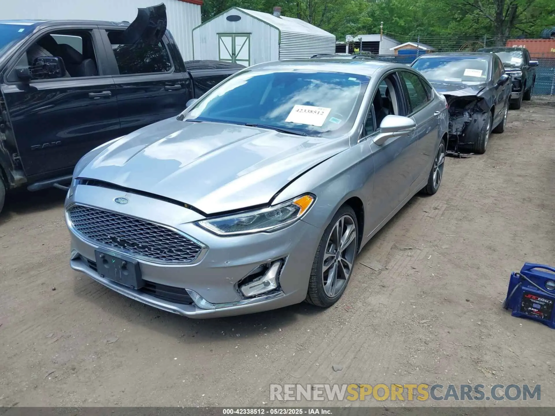 2 fotografías del automóvil dañado 3FA6P0D9XLR174750 FORD FUSION 2020