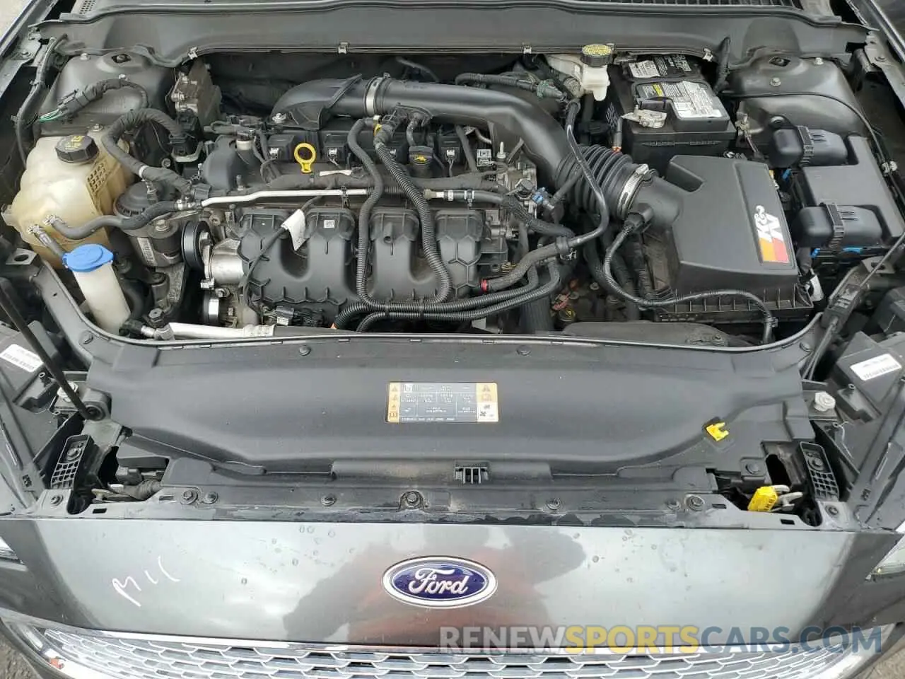 12 fotografías del automóvil dañado 3FA6P0D9XLR193685 FORD FUSION 2020