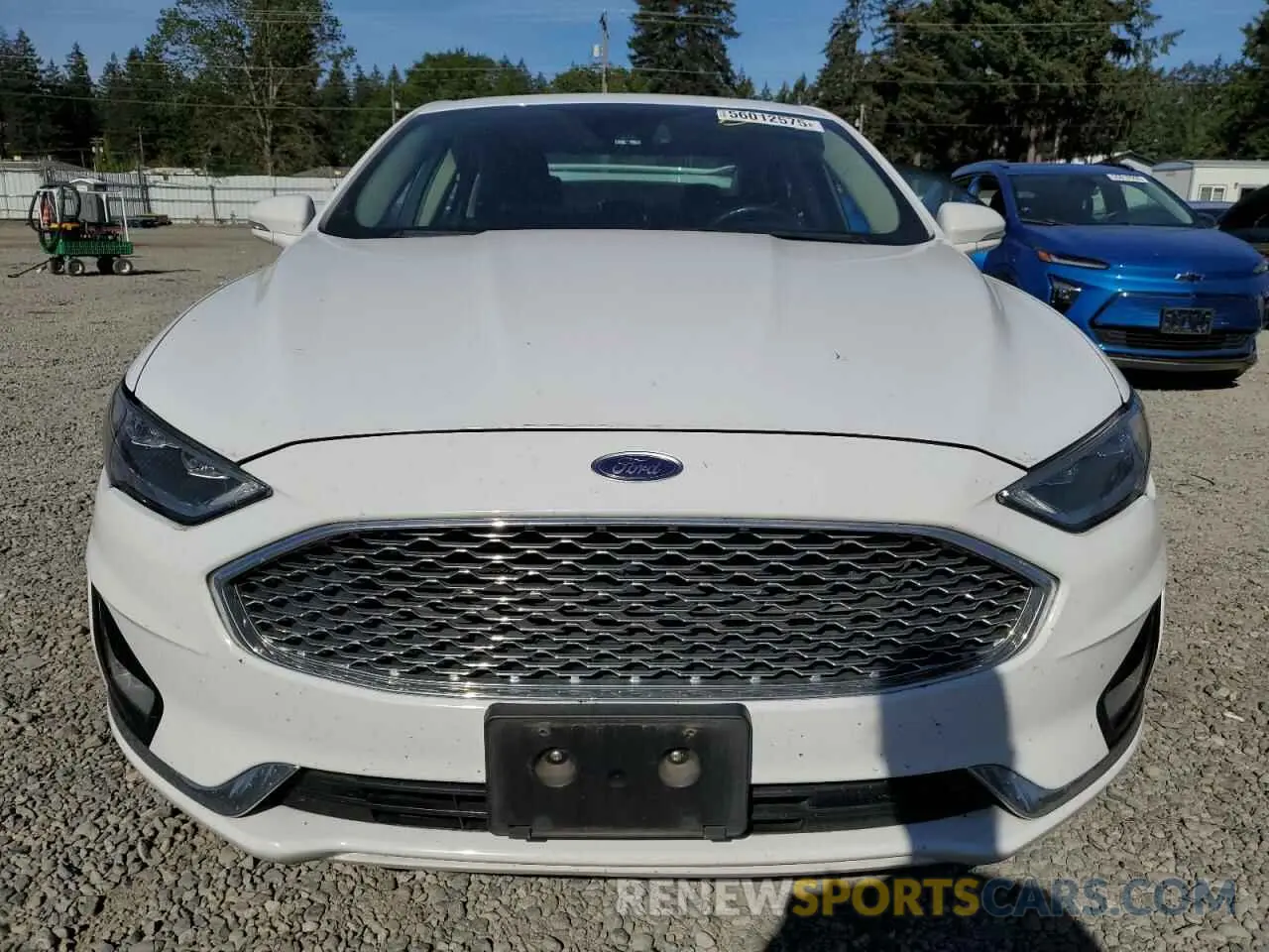 5 fotografías del automóvil dañado 3FA6P0D9XLR205852 FORD FUSION 2020