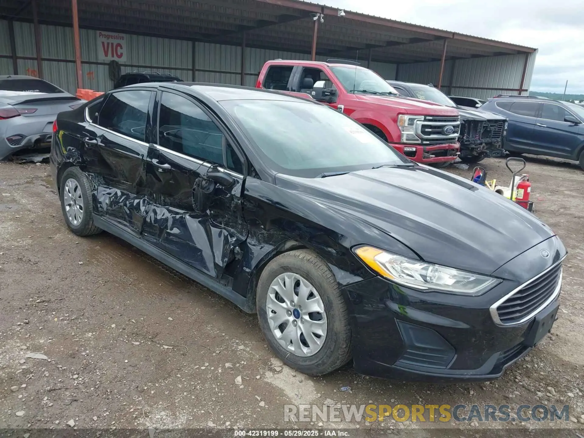 1 fotografías del automóvil dañado 3FA6P0G70LR148412 FORD FUSION 2020