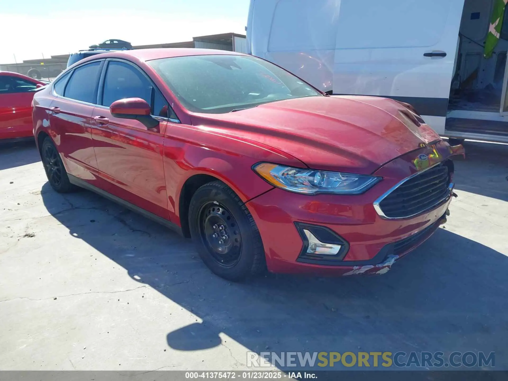 1 fotografías del automóvil dañado 3FA6P0G71LR180916 FORD FUSION 2020