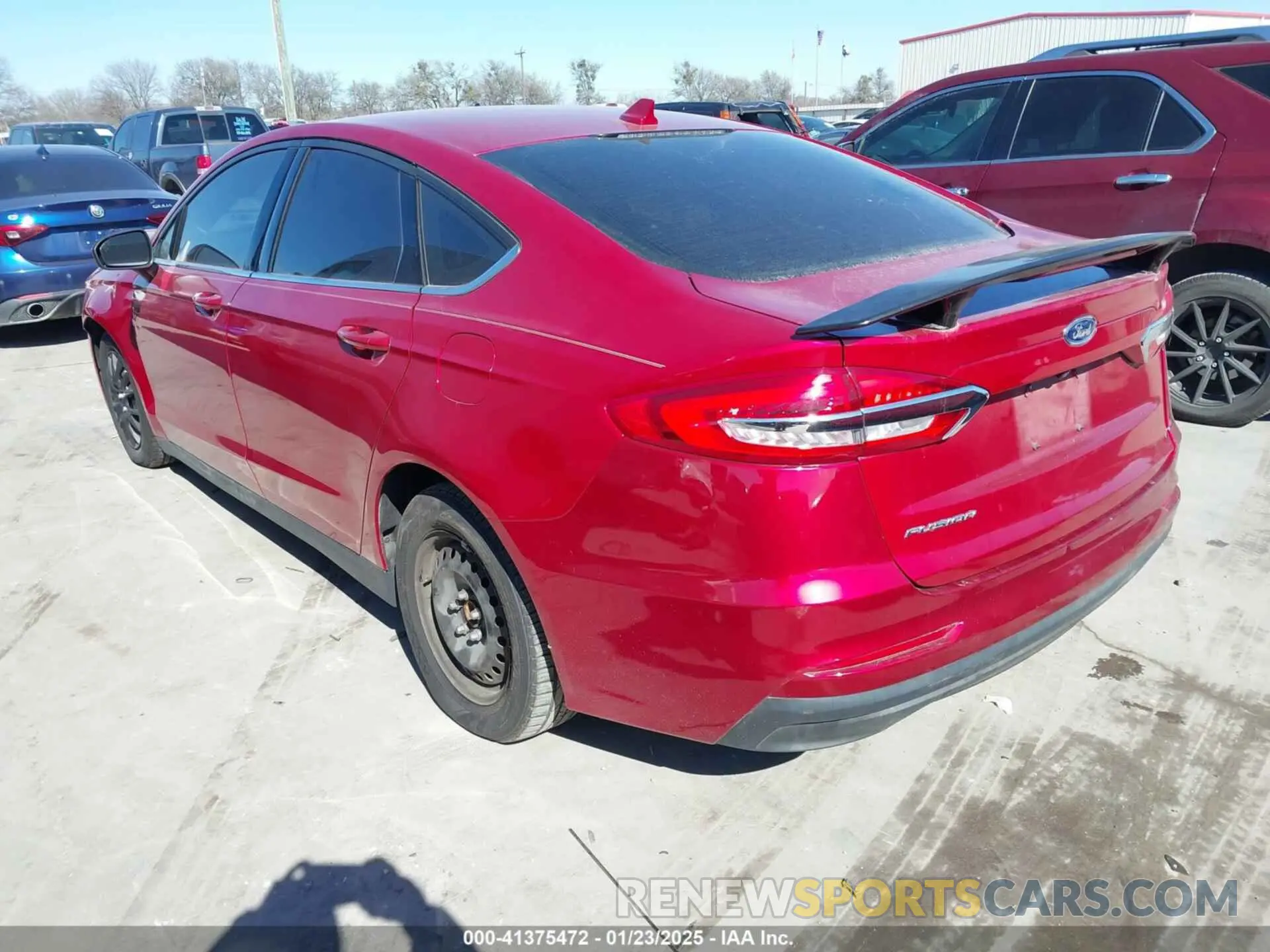 3 fotografías del automóvil dañado 3FA6P0G71LR180916 FORD FUSION 2020