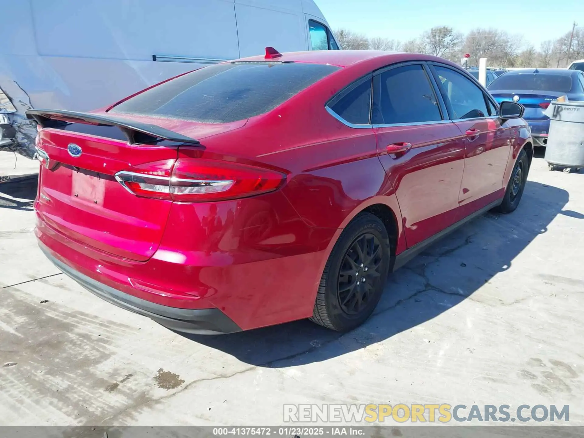 4 fotografías del automóvil dañado 3FA6P0G71LR180916 FORD FUSION 2020