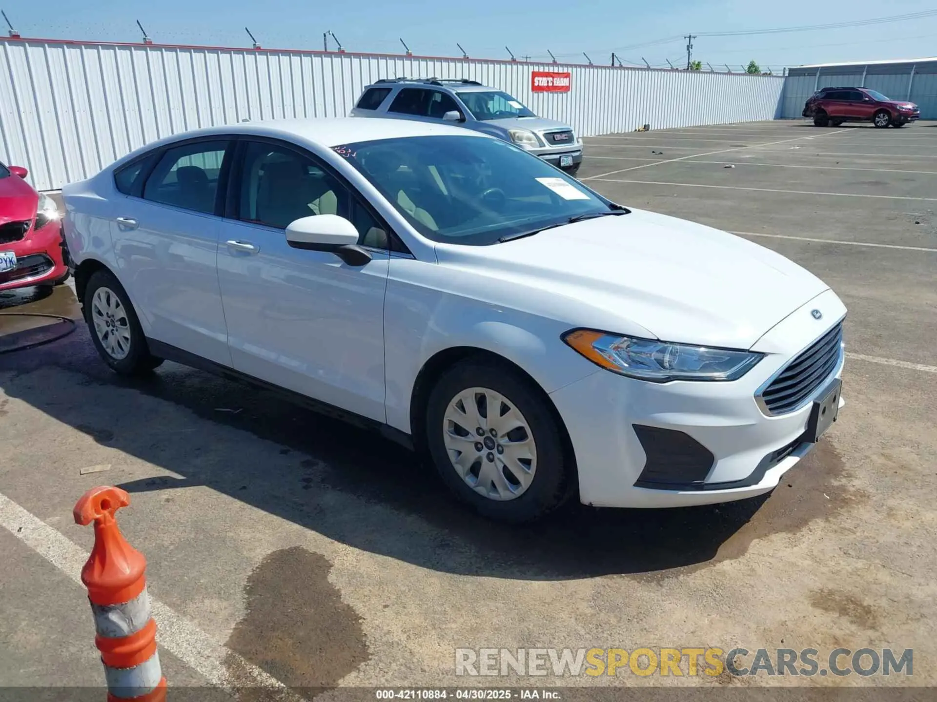 1 fotografías del automóvil dañado 3FA6P0G71LR265271 FORD FUSION 2020