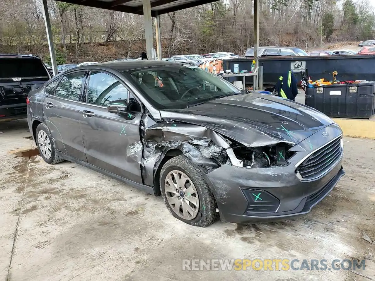 4 fotografías del automóvil dañado 3FA6P0G72LR142949 FORD FUSION 2020