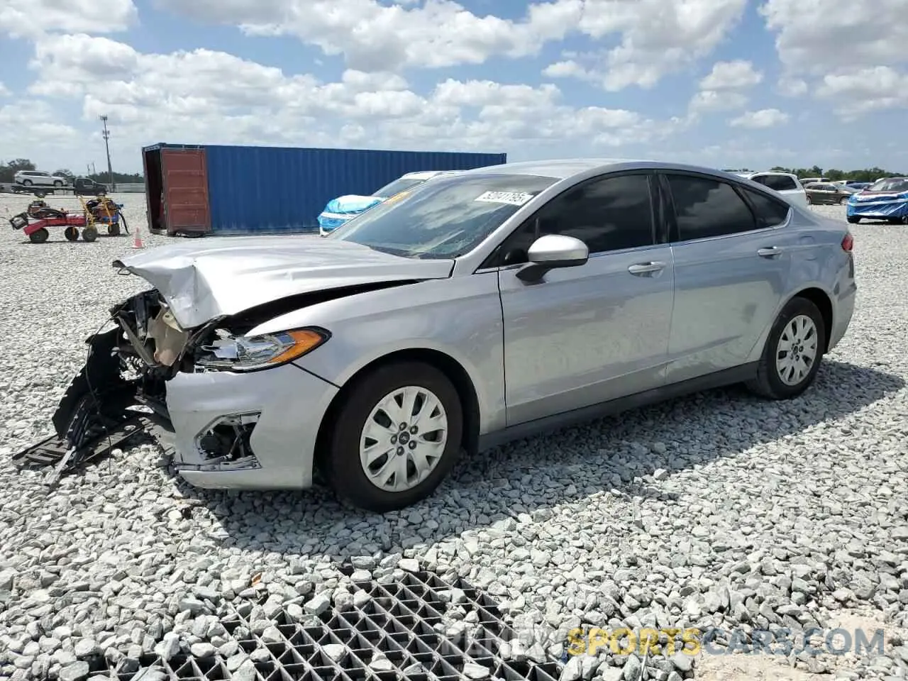 1 fotografías del automóvil dañado 3FA6P0G73LR104498 FORD FUSION 2020