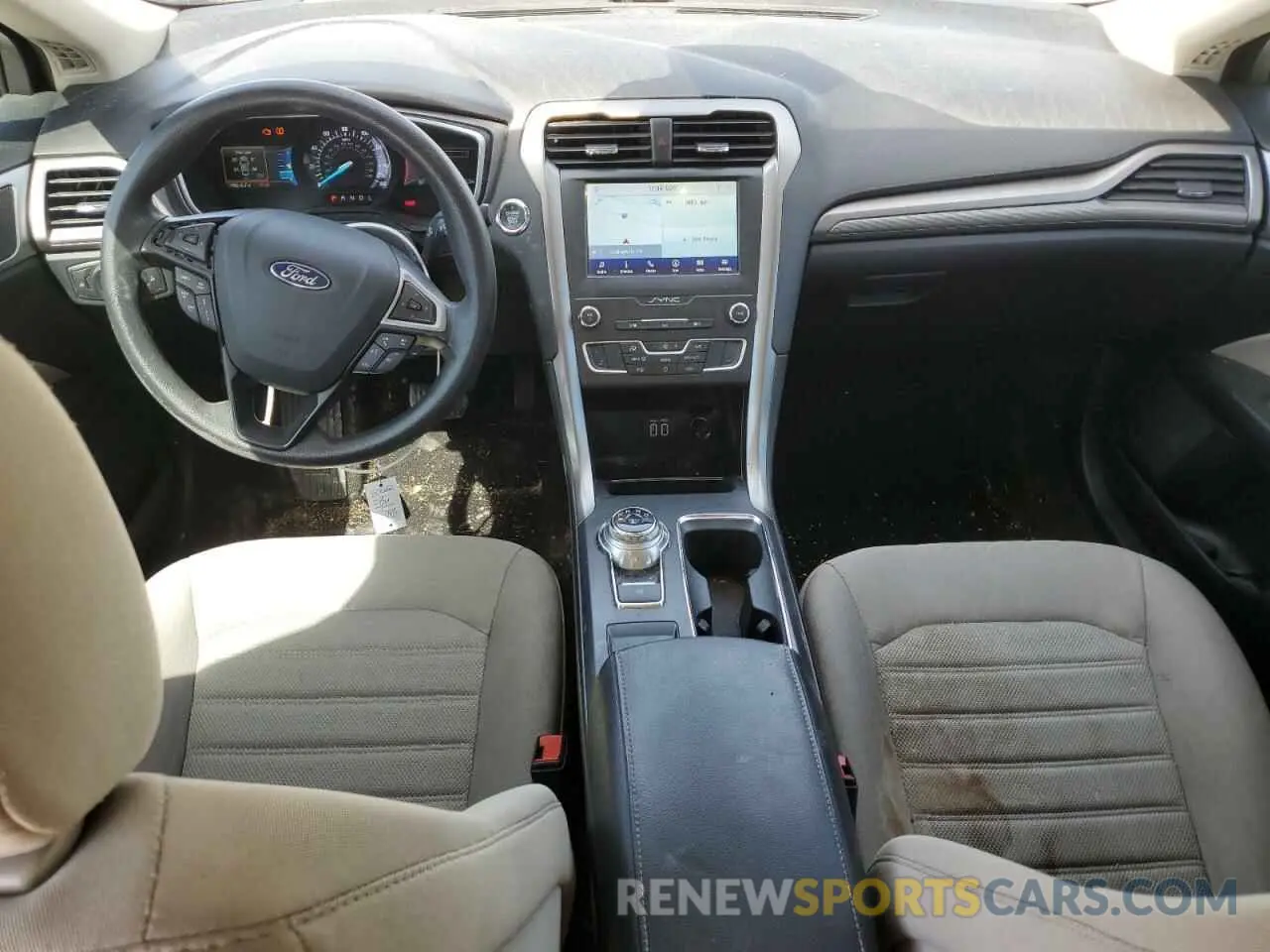 8 fotografías del automóvil dañado 3FA6P0G74LR104560 FORD FUSION 2020