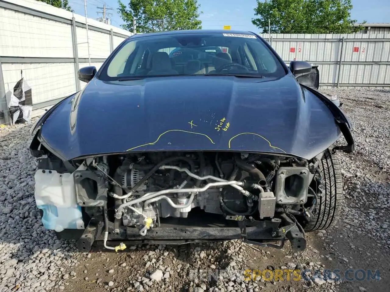 5 fotografías del automóvil dañado 3FA6P0G7XLR106796 FORD FUSION 2020