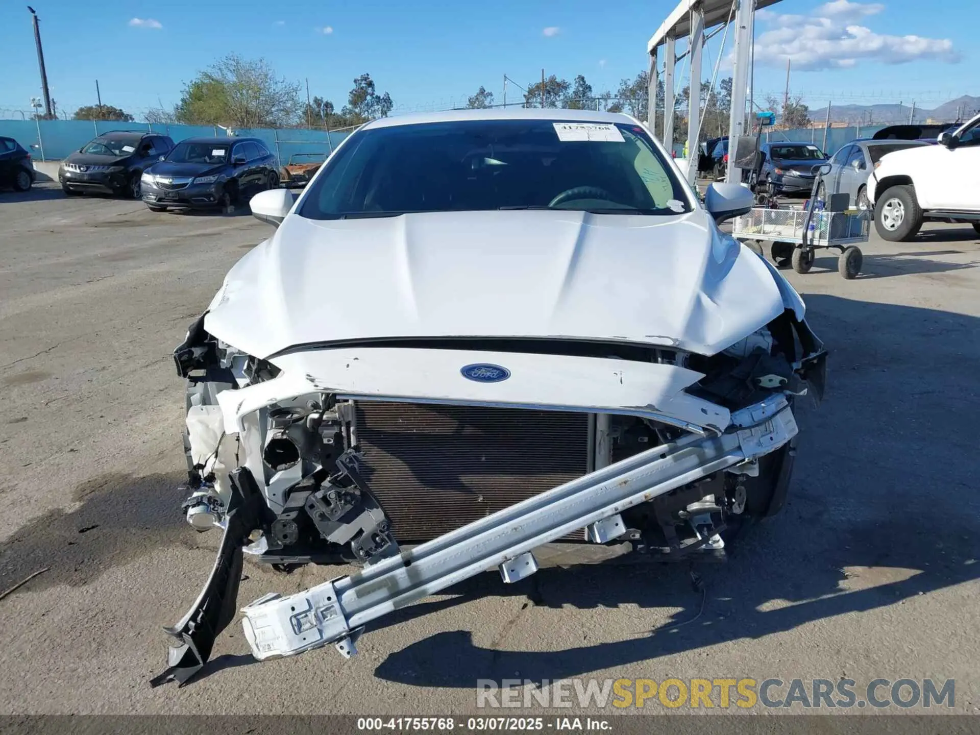 6 fotografías del automóvil dañado 3FA6P0H70LR155746 FORD FUSION 2020