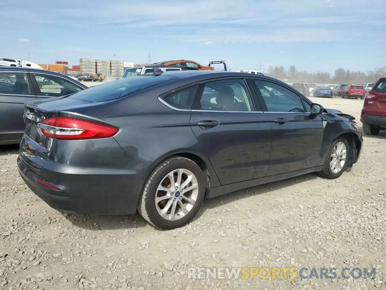 3 fotografías del automóvil dañado 3FA6P0H70LR240229 FORD FUSION 2020