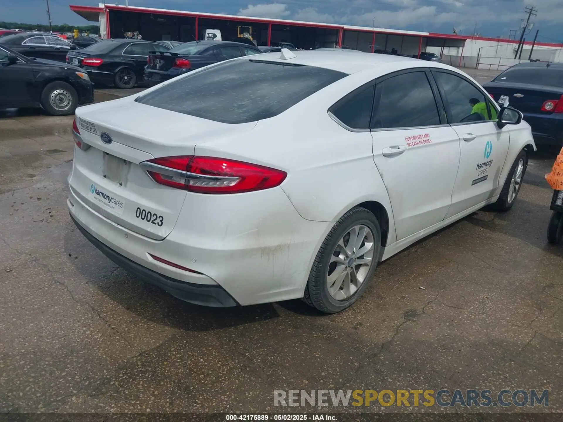 4 fotografías del automóvil dañado 3FA6P0H76LR154018 FORD FUSION 2020