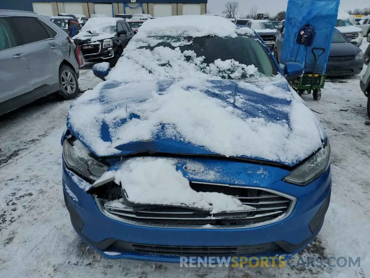 5 fotografías del automóvil dañado 3FA6P0HD0LR107945 FORD FUSION 2020