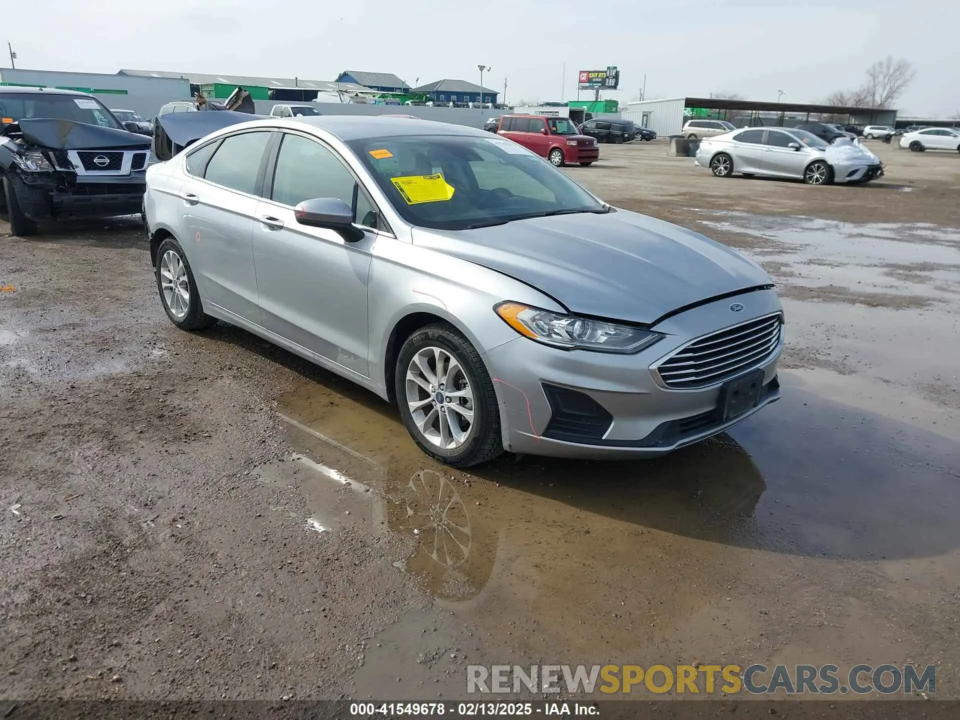 1 fotografías del automóvil dañado 3FA6P0HD0LR111008 FORD FUSION 2020