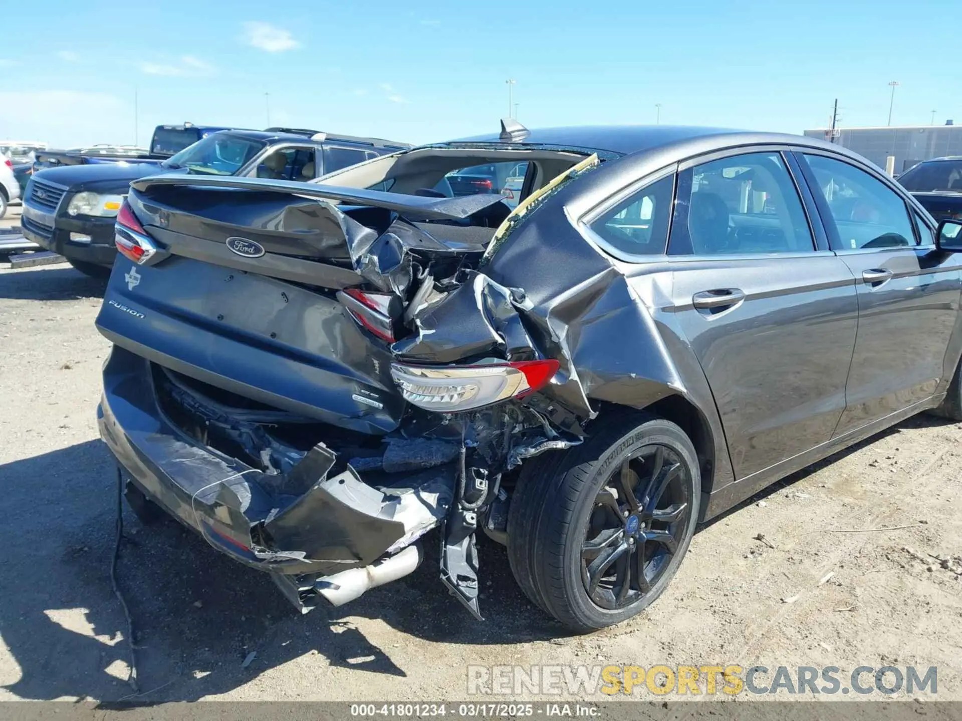 6 fotografías del automóvil dañado 3FA6P0HD0LR147782 FORD FUSION 2020