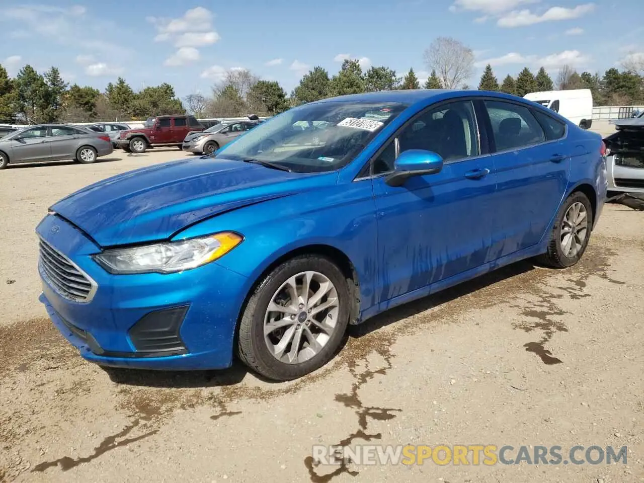 1 fotografías del automóvil dañado 3FA6P0HD0LR167613 FORD FUSION 2020