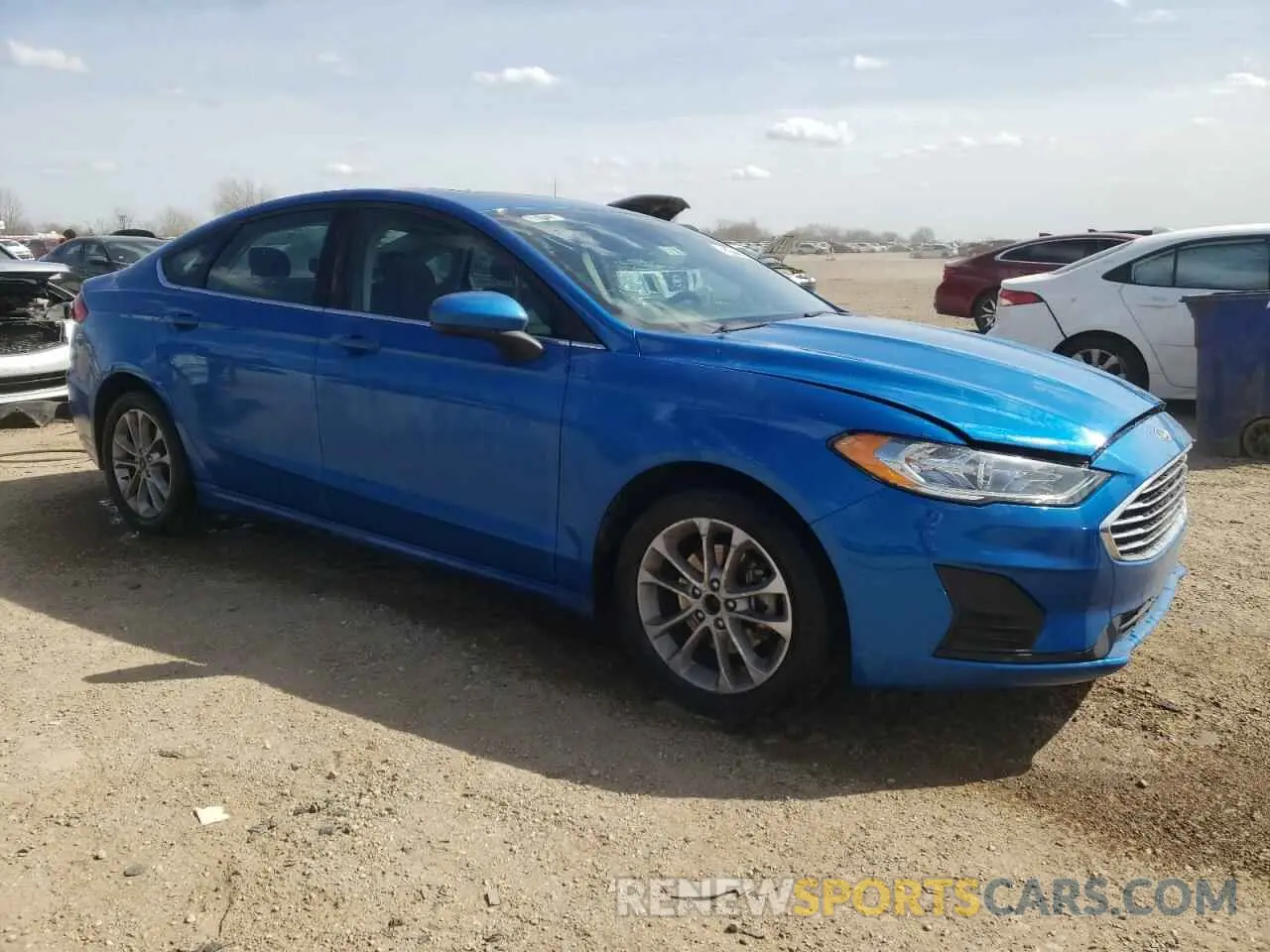 4 fotografías del automóvil dañado 3FA6P0HD0LR167613 FORD FUSION 2020