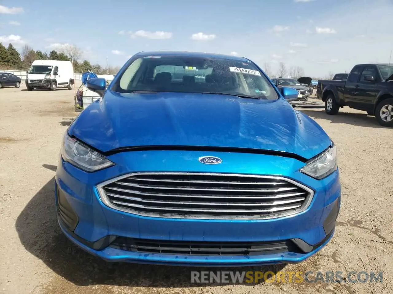 5 fotografías del automóvil dañado 3FA6P0HD0LR167613 FORD FUSION 2020