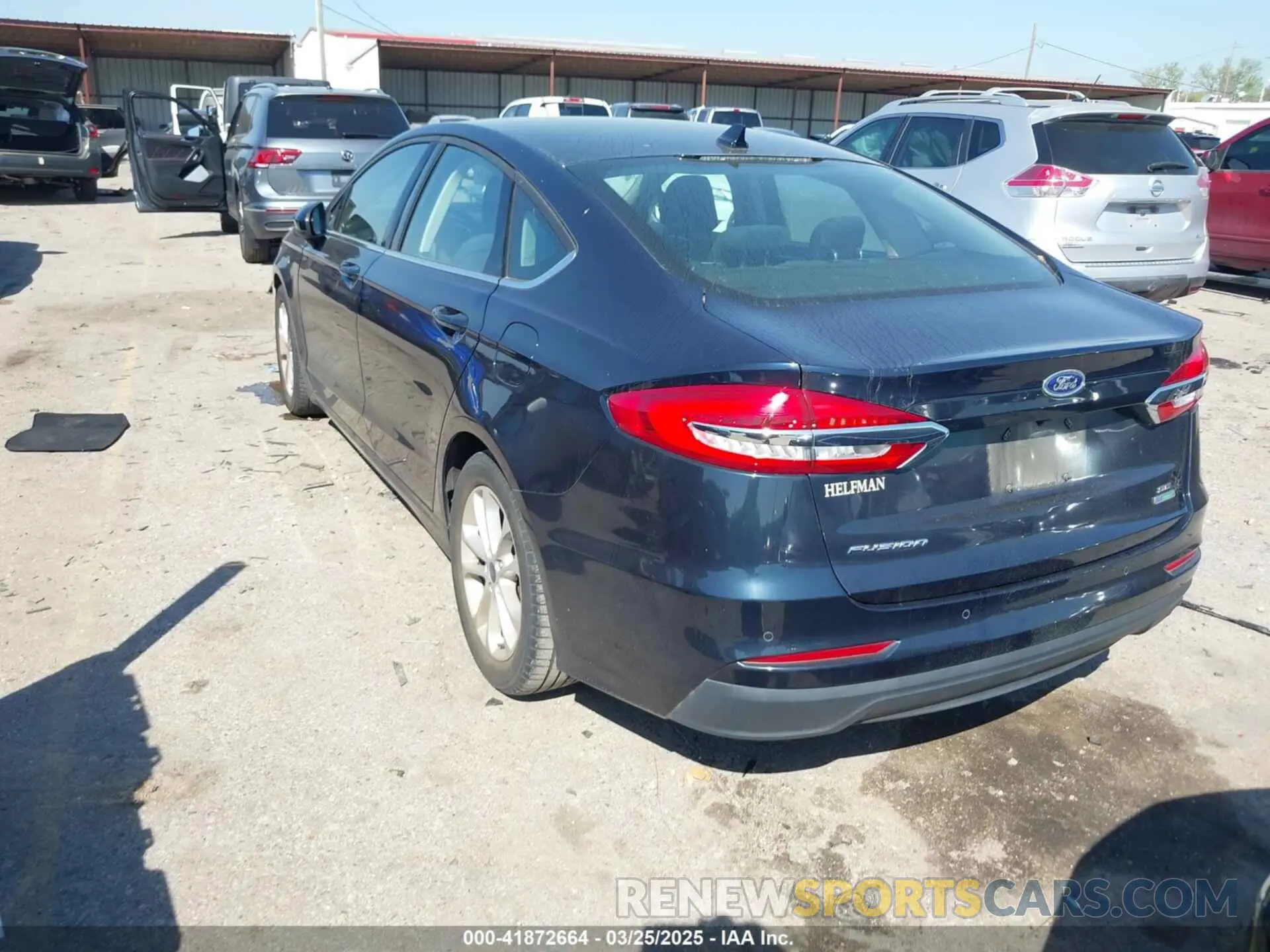 3 fotografías del automóvil dañado 3FA6P0HD0LR188042 FORD FUSION 2020
