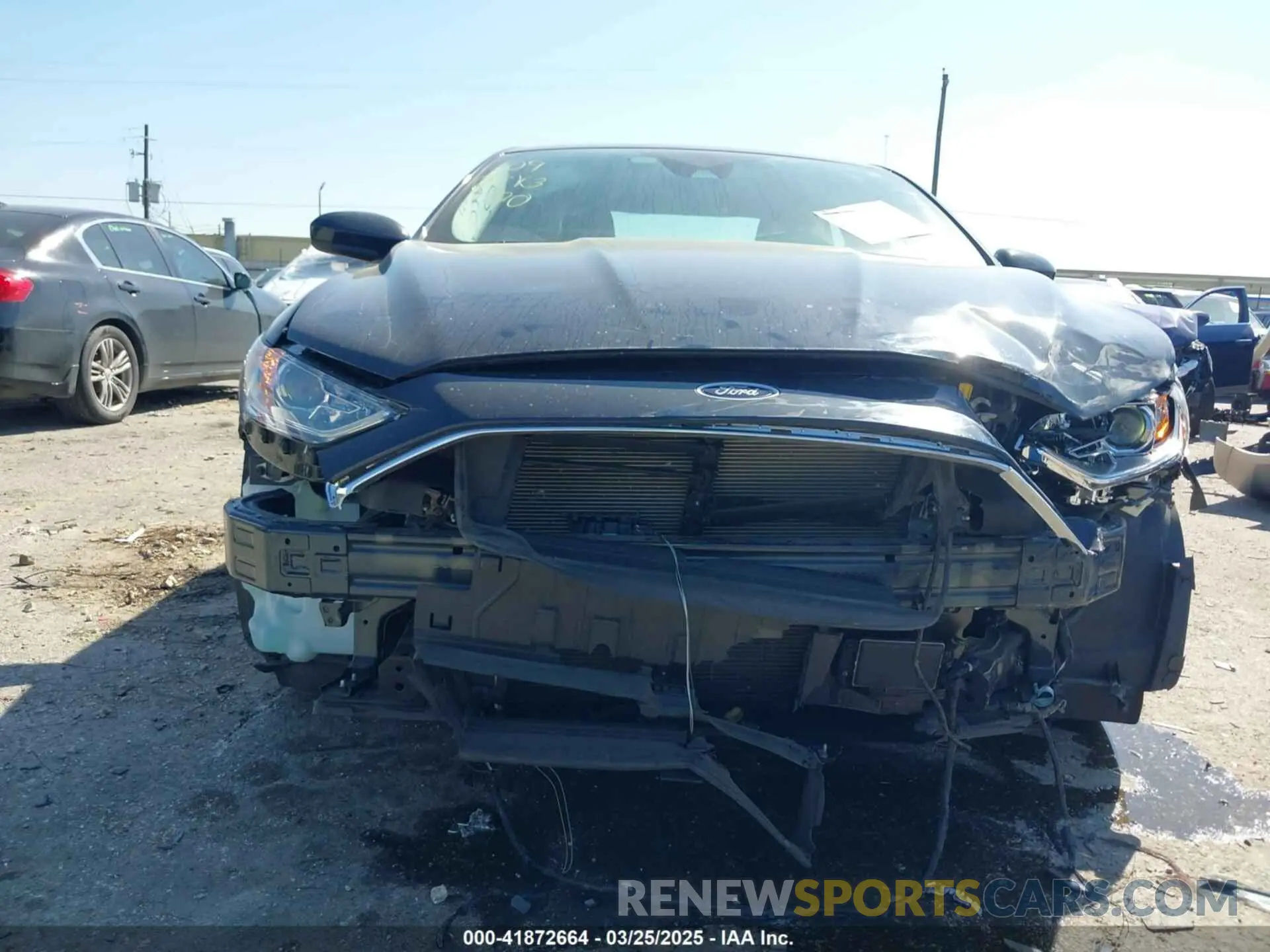 6 fotografías del automóvil dañado 3FA6P0HD0LR188042 FORD FUSION 2020