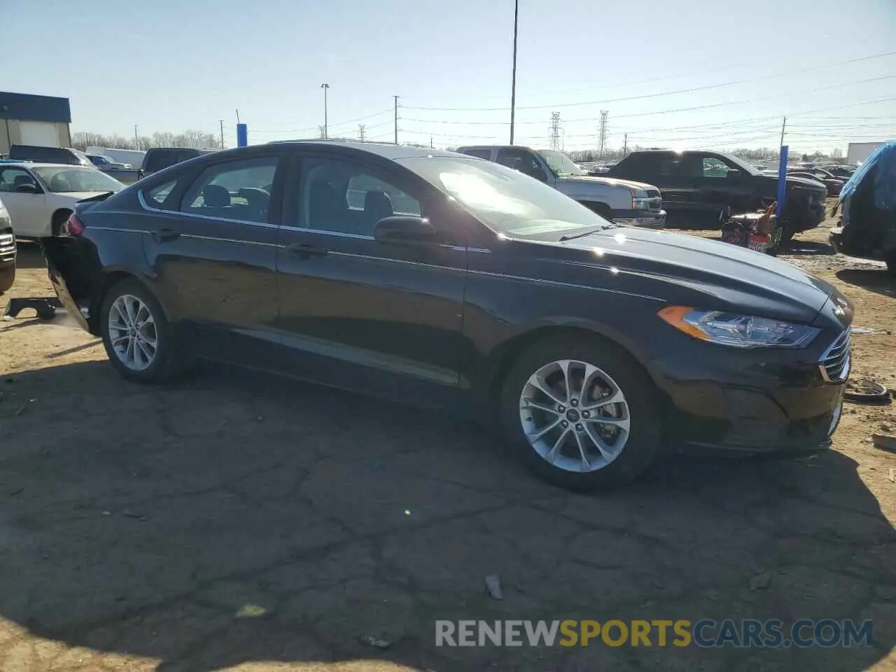 4 fotografías del automóvil dañado 3FA6P0HD0LR259207 FORD FUSION 2020