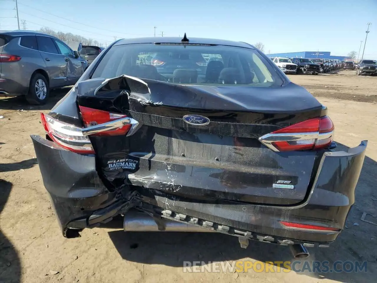 6 fotografías del automóvil dañado 3FA6P0HD0LR259207 FORD FUSION 2020
