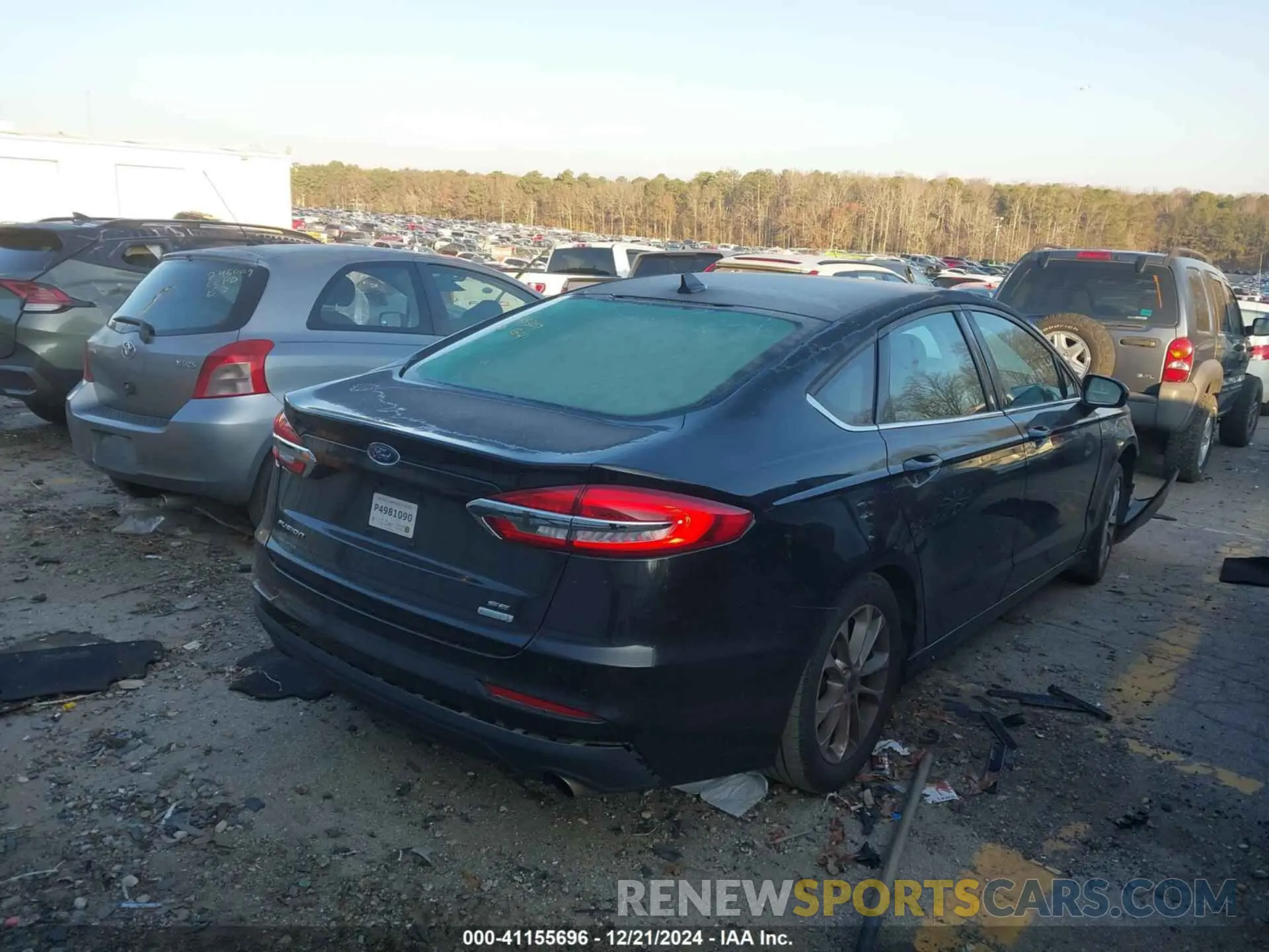 4 fotografías del automóvil dañado 3FA6P0HD0LR262205 FORD FUSION 2020