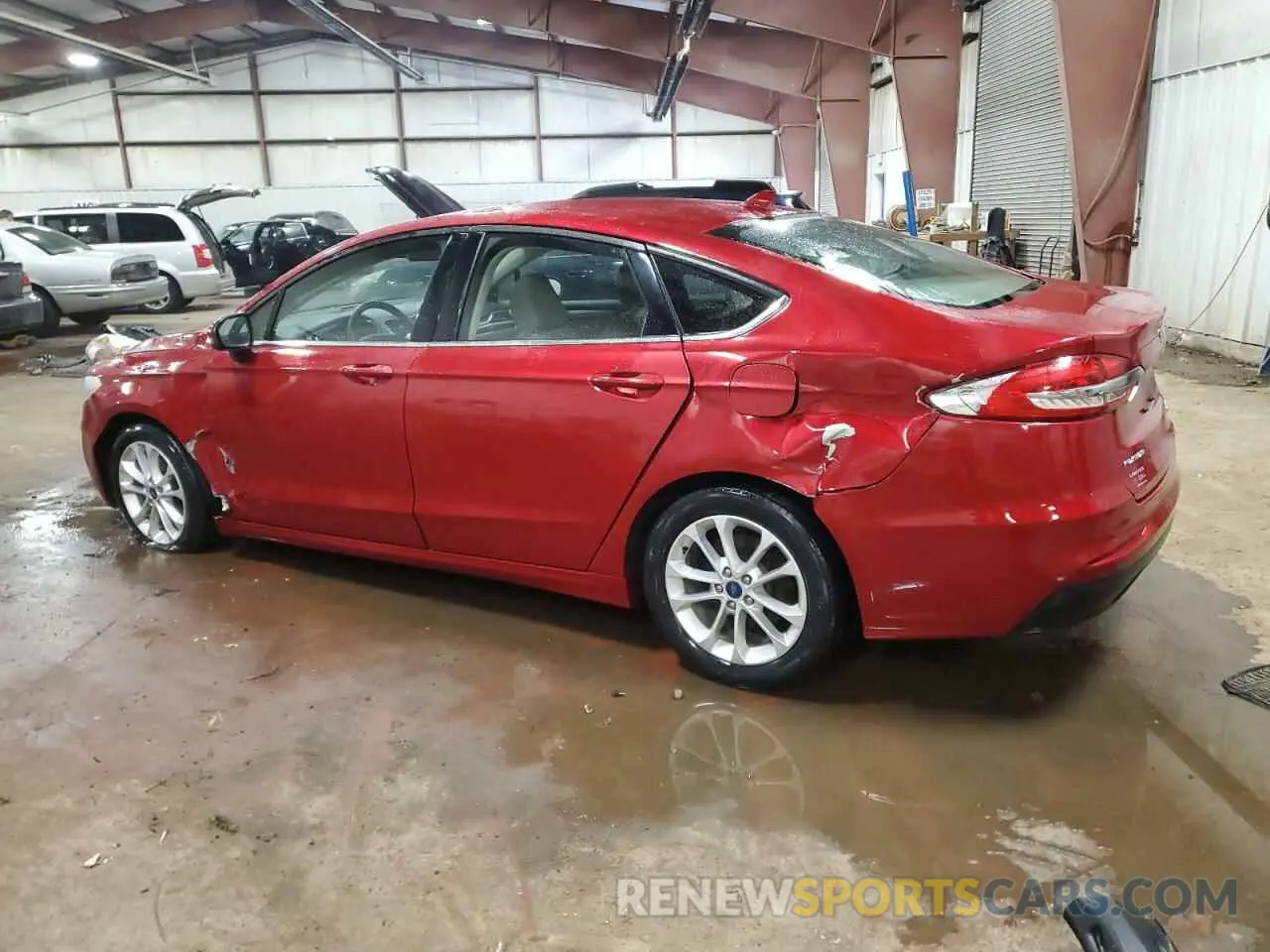 2 fotografías del automóvil dañado 3FA6P0HD1LR110725 FORD FUSION 2020