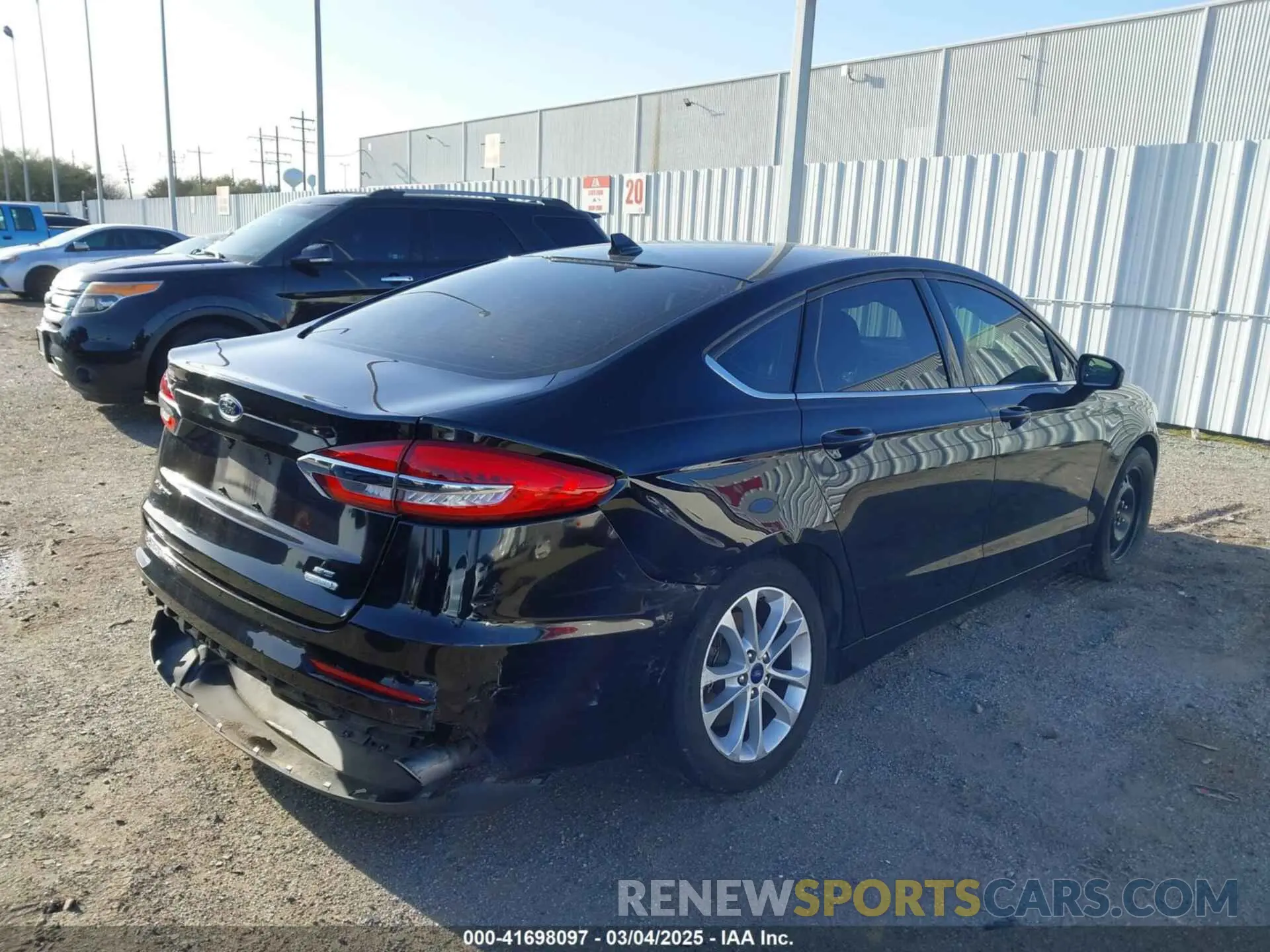 4 fotografías del automóvil dañado 3FA6P0HD1LR221209 FORD FUSION 2020