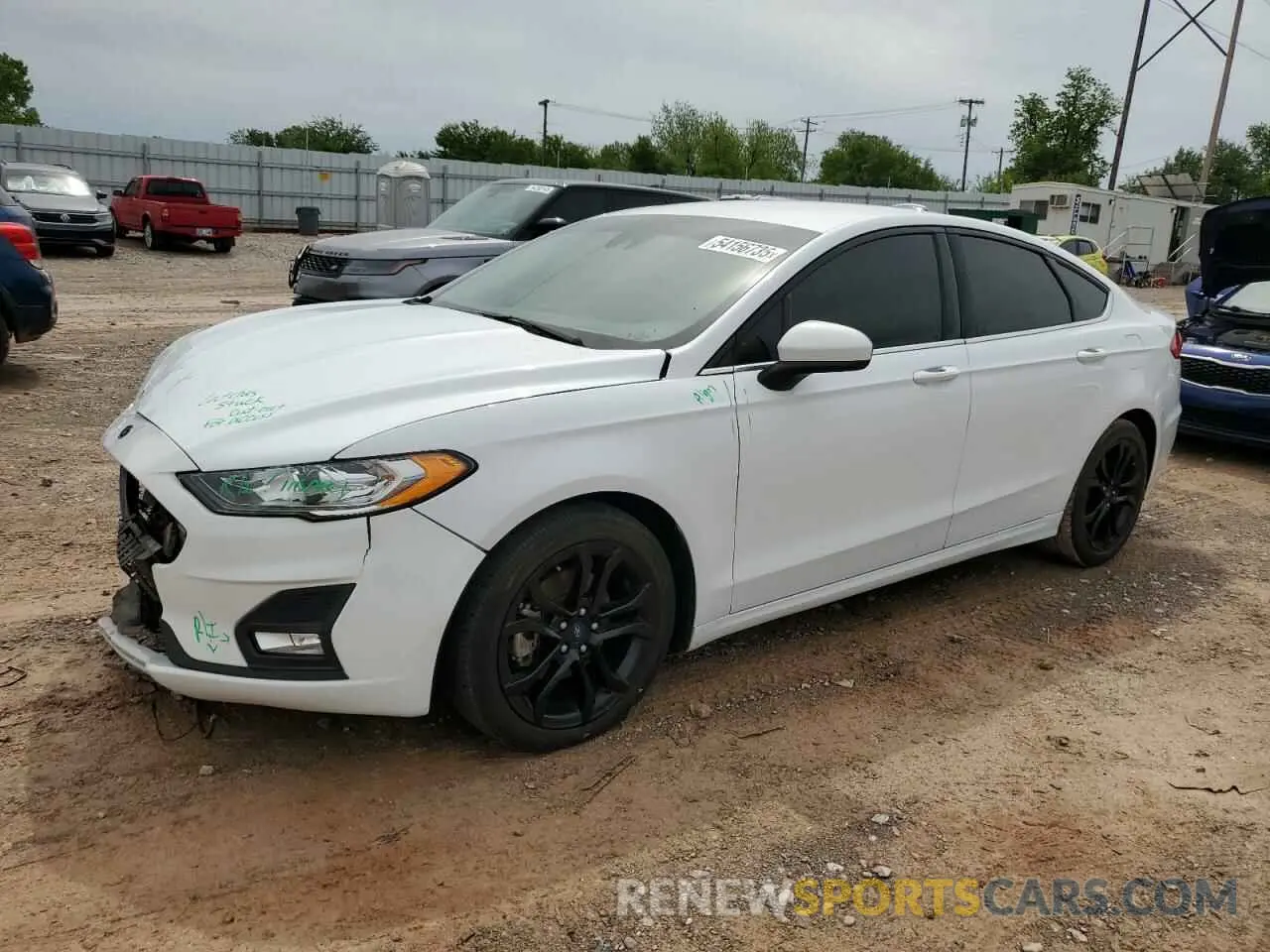 1 fotografías del automóvil dañado 3FA6P0HD1LR235062 FORD FUSION 2020