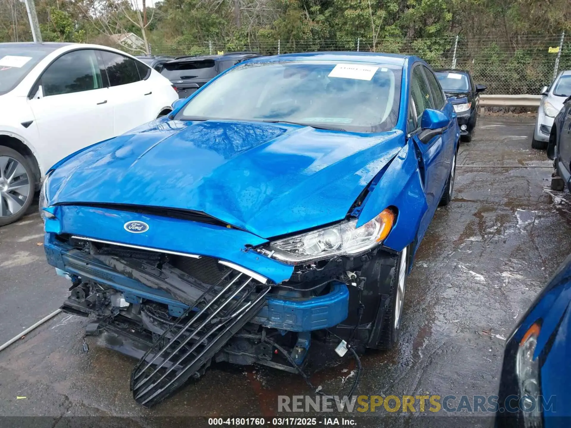 2 fotografías del automóvil dañado 3FA6P0HD2LR134659 FORD FUSION 2020