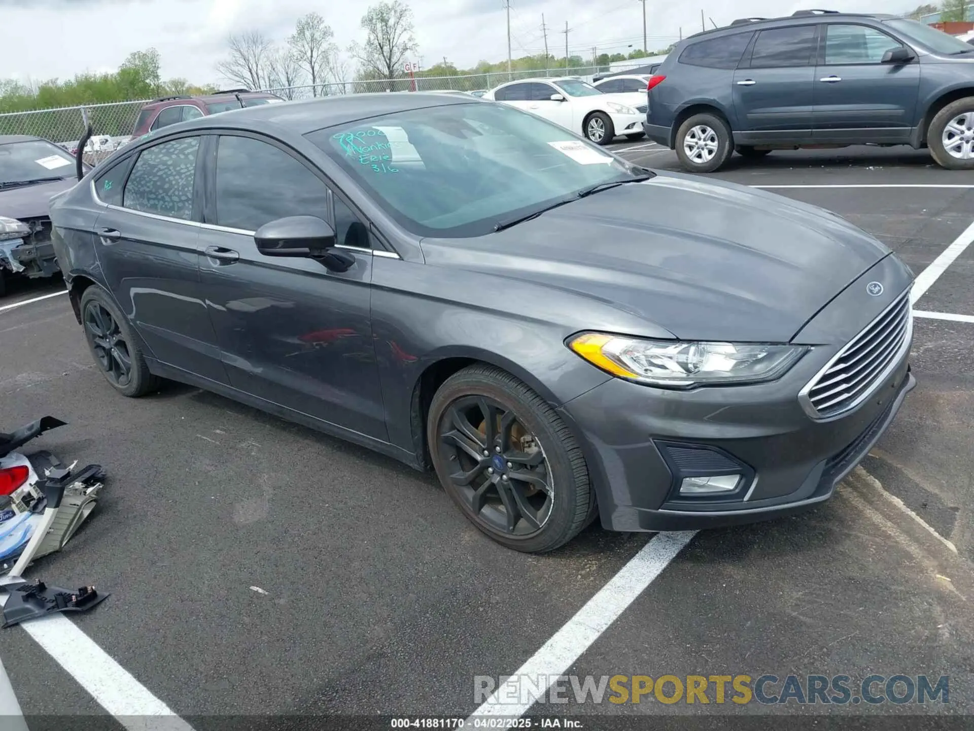 1 fotografías del automóvil dañado 3FA6P0HD2LR161148 FORD FUSION 2020