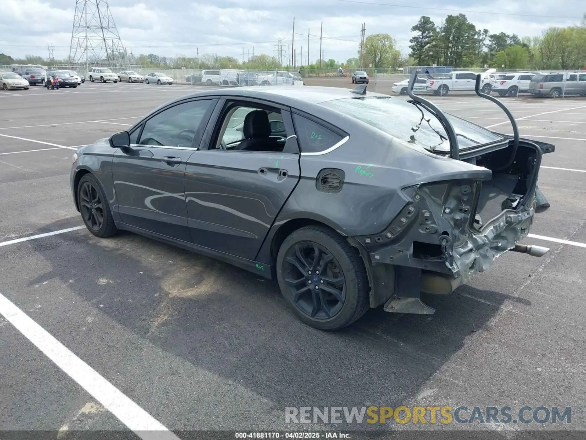 3 fotografías del automóvil dañado 3FA6P0HD2LR161148 FORD FUSION 2020
