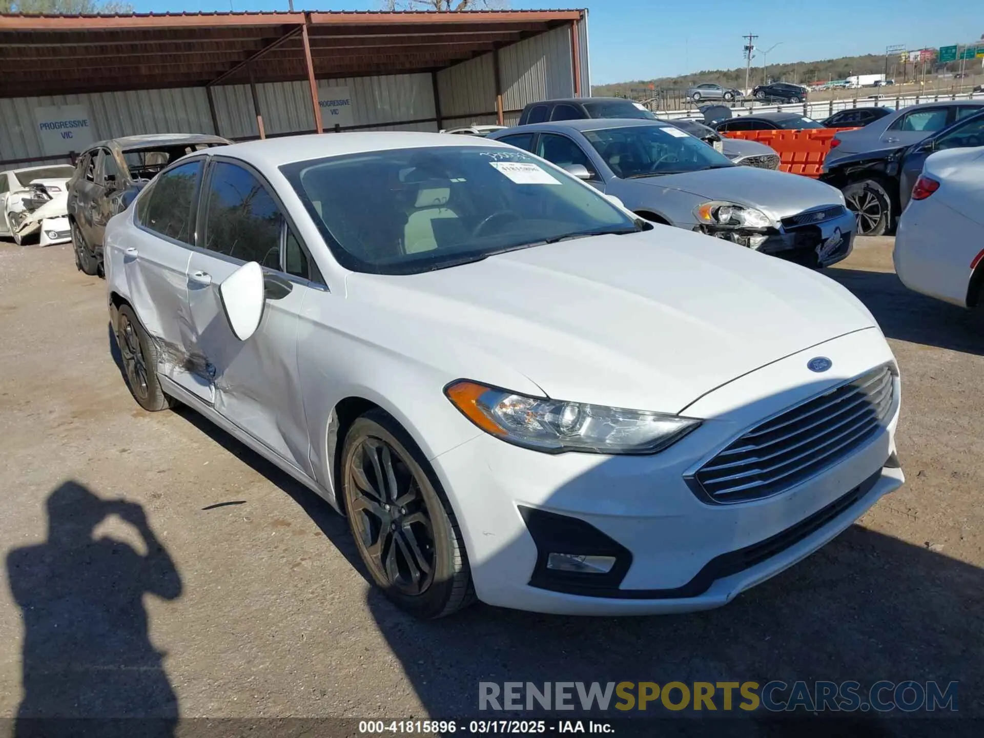 1 fotografías del automóvil dañado 3FA6P0HD2LR230033 FORD FUSION 2020